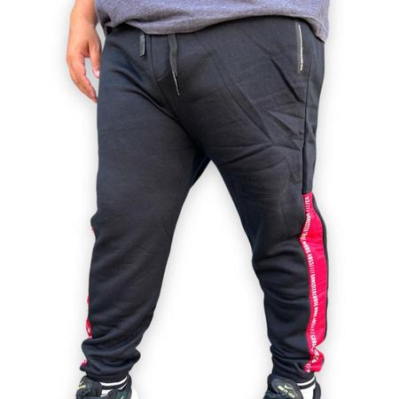 Imagem de Calça Moletom Masculina Moda Plus Size Tamanho Grande Grossa