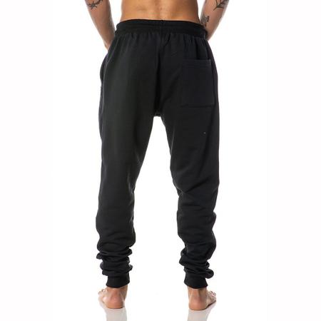 Calça moletom hot sale jogger preta