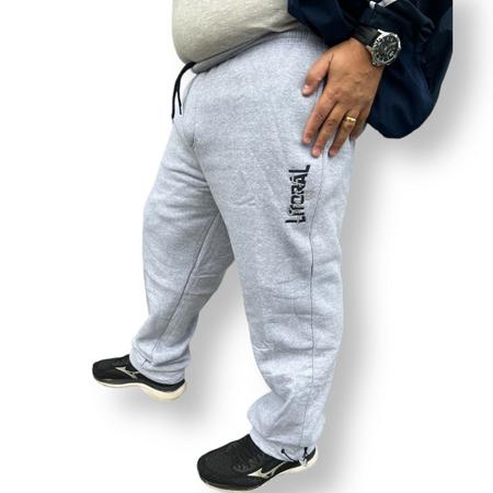 Calça de hotsell moletom tamanho especial