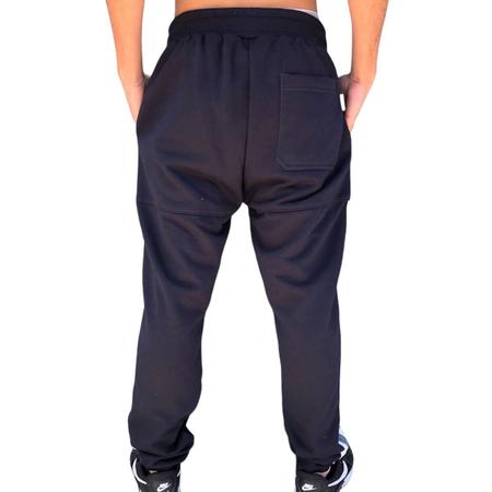 Cal a Moletom Premium Masculina Com Listras Do Lado Gangster