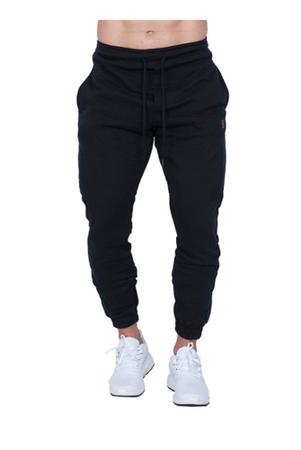 Cal a moletom preta masculina Moda masculina Cal as Masculina