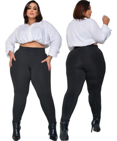 Imagem de Calça Montaria Lycra Power Flanelada Modeladora Plus Size Inverno