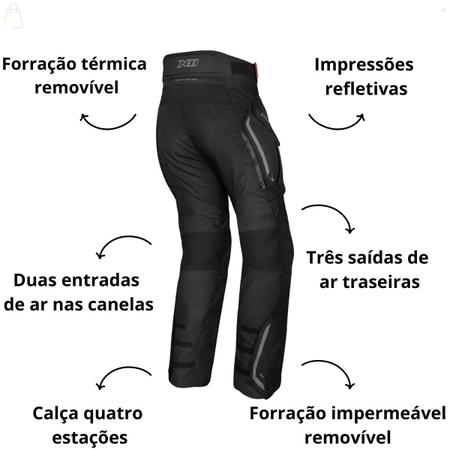 Imagem de Calça Moto Motociclista Impermeável Montano X11 Masculina