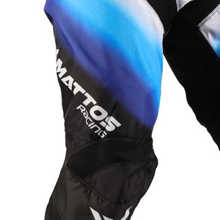 Imagem de Calça motocross mattos rancing creation trilha azul original