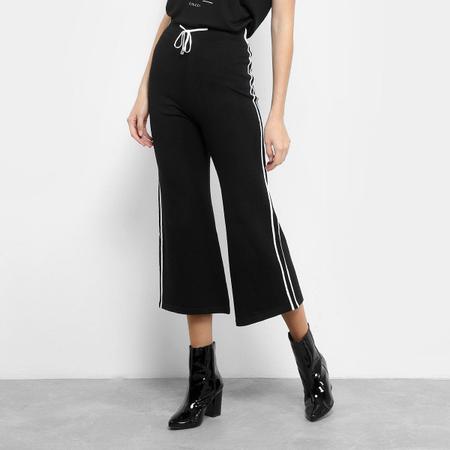 Calça pantacourt hotsell com listra lateral