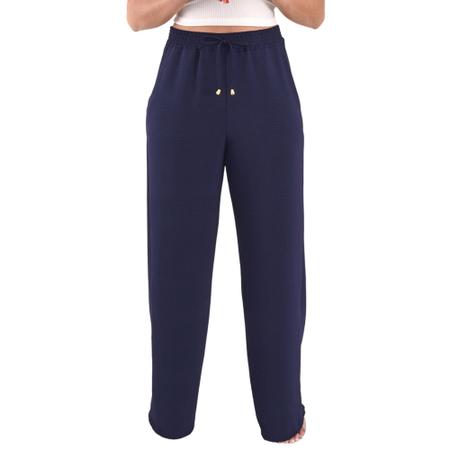 Imagem de Calça Pantalona Feminina Cintura Alta Tendência Moda Envio Imediato