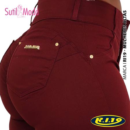 Calça para Mulheres Altas Skinny Cintura Média Levanta Bumbum Ri19 Transforme Seu Look Imagem de Calça para Mulheres Altas Skinny Cintura Média Levanta Bumbum Ri19 Transforme Seu Look