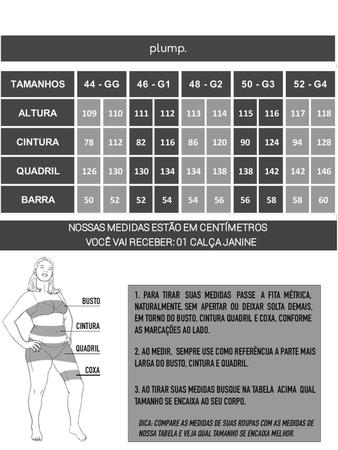 Calça Plus Size Wide Leg Bolso Cargo Lisa Básica Blogueira - PLUMP