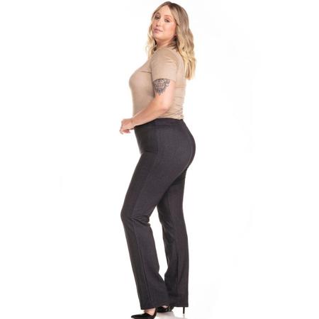 Calça Jeans Escura Plus Size Com Recorte Reto Frontal E Used Ink - Calça Plus  Size Feminina - Magazine Luiza