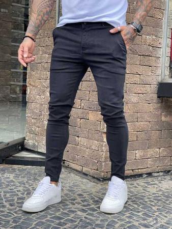 Look masculino sale calça sarja