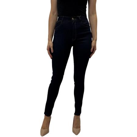 Cal a Six One Jeans Escuro Skinny Feminina Cal a Jeans Feminina