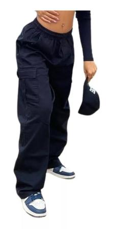 Calça sales preta skate