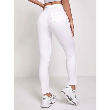 Calça Feminina Branca Jeans Tamanho do 38 Ao 46, Calça Feminina Marvyluxo  Nunca Usado 86761698