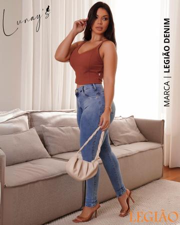 Calça Skinny Cintura Alta Levanta Bumbum Legião by Ri19 L364 Imagem de Calça Skinny Cintura Alta Levanta Bumbum Legião by Ri19 L364