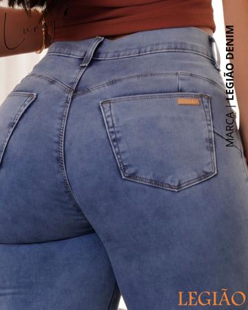 Calça Skinny Cintura Alta Levanta Bumbum Legião by Ri19 L364 Imagem de Calça Skinny Cintura Alta Levanta Bumbum Legião by Ri19 L364