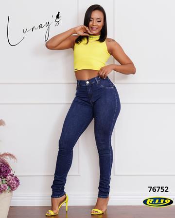 Calça Skinny Cintura Alta Mulheres Altas Ri19 L633 Imagem de Calça Skinny Cintura Alta Mulheres Altas Ri19 L633
