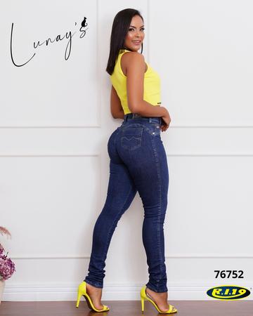 Calça Skinny Cintura Alta Mulheres Altas Ri19 L633 Imagem de Calça Skinny Cintura Alta Mulheres Altas Ri19 L633