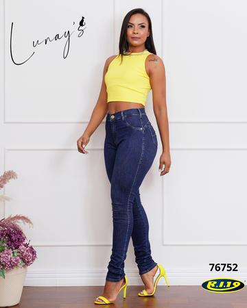 Calça Skinny Cintura Alta Mulheres Altas Ri19 L633 Imagem de Calça Skinny Cintura Alta Mulheres Altas Ri19 L633