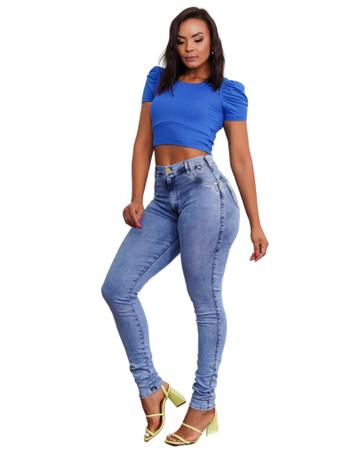 Calça Jeans Lycra Skinny, Mulheres Altas, Ri19 SKU 984267 - Calça Jeans  Feminina - Magazine Luiza