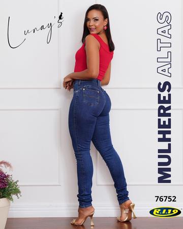 Calça Skinny Cintura Alta Mulheres Altas Ri19 L6752 - Calça Plus Size  Feminina - Magazine Luiza