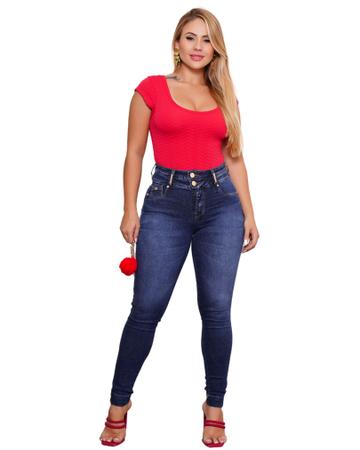 Calça Skinny Cintura Média Levanta Bumbum Premium Ri19 L5576 Imagem de Calça Skinny Cintura Média Levanta Bumbum Premium Ri19 L5576
