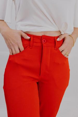 Calça Wide Leg - Jéssi Malhas Imagem de Calça Wide Leg