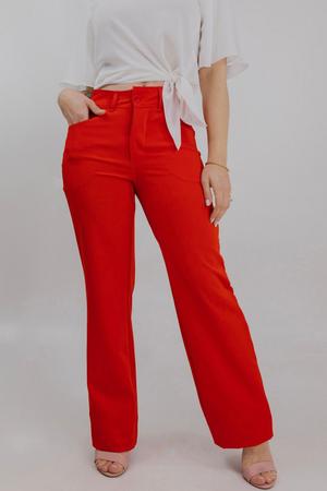 Calça Wide Leg - Jéssi Malhas Imagem de Calça Wide Leg