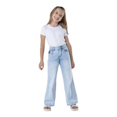 Calça Wide Leg Menina Mania Kids -6087 Imagem de Calça Wide Leg Menina Mania Kids -6087