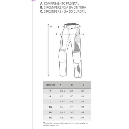 Imagem de Calça X11 Versa 100% Impermeável Com Bolsos e Proteção Motociclista Unissex