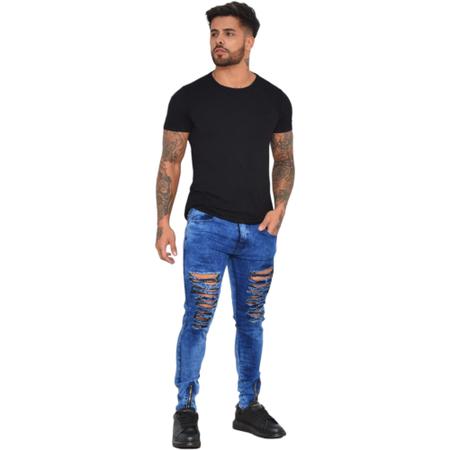 Calça masculina jeans rasgada - Use men - Calças Masculina - Magazine Luiza