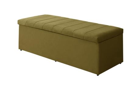 Imagem de Calçadeira Baú Vitoria 193 cm Suede Amarelo