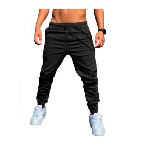 Cal as Jeans Camuflada Masculina Jogger Com Punho Elastico DACAR