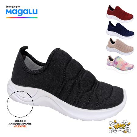 Calce facil infantil Tenis Tie Dye feminino barato direto da
