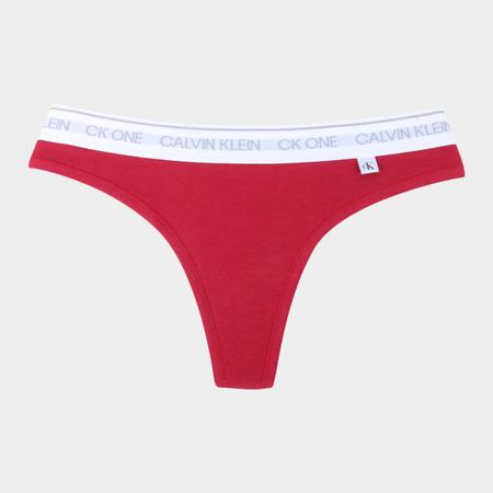 Calcinha Calvin Klein Underwear Fio Dental One Painted Logo Preta - Compre  Agora