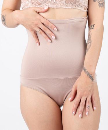 Calcinha Cinta Modeladora Cintura Alta Compress o Cor Nude LUA