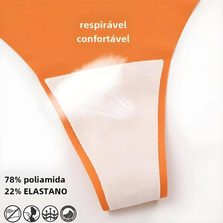 Imagem de Calcinha Tanga De Seda Gelo Sem Costura Feminina 3 Peças Cuecas Tanga Respiráveis Lingerie De Várias