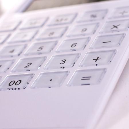 Imagem de Calculadora 12 Dígitos Branco Design Moderno Escritório