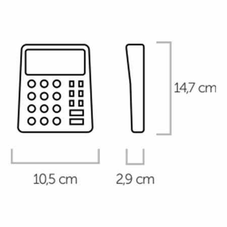 Imagem de Calculadora 12 dígitos rosa PC286PK Procalc
