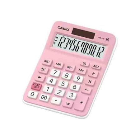 Imagem de Calculadora Casio 12 Dígitos MX-12B-PK Rosa