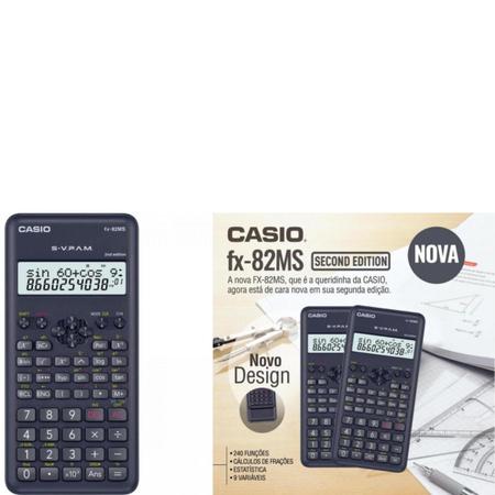 Calculadora Científica Casio Fx-82ms - Manual Português, Magalu Empresas