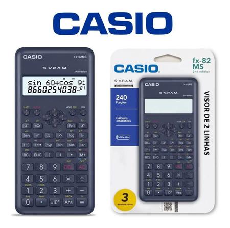 Imagem de Calculadora Científica Casio 240 Funções Fx-82ms-2-s4-dh