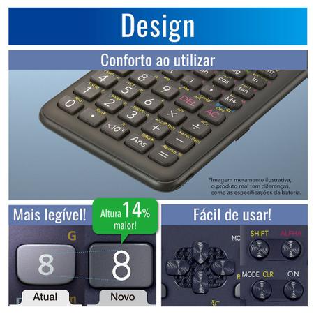 Calculadora Científica Casio Fx-82ms - Manual Português, Magalu Empresas