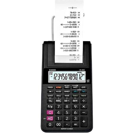 Imagem de Calculadora Com Bobina Casio 12 Digitos HR-8RC Impressão