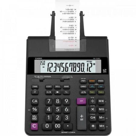 Imagem de Calculadora Com Bobina Compacta Casio Hr150rc-b Preta