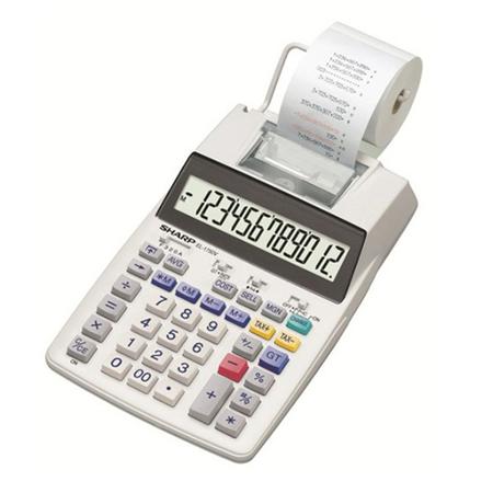 Imagem de Calculadora com Bobina Sharp EL-1750V 110V - Branco