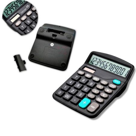 Imagem de Calculadora Com Display e Teclas Grandes 12 Dígitos 6 Funções