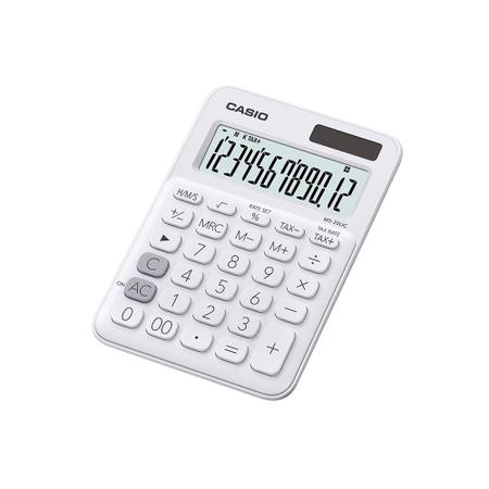 Imagem de Calculadora compacta Casio de mesa c/ visor amplo 12 dígitos