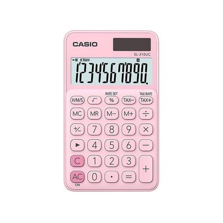 Imagem de Calculadora de bolso 10 digitos SL 310UC PK Rosa Casio