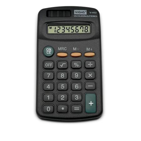 Imagem de Calculadora de bolso 8 digitos v402 - vighs