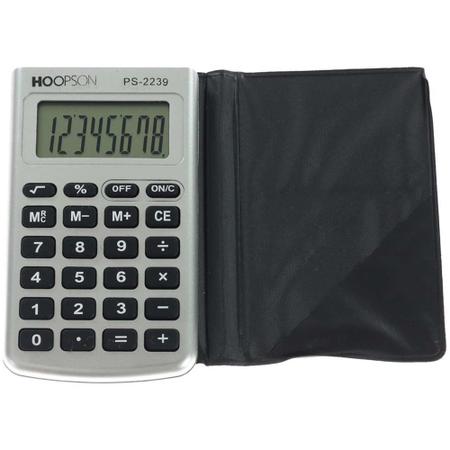 Imagem de Calculadora de Bolso 8DIGITOS C/CAPA BATERIA/SOLAR - Eu Quero Eletro